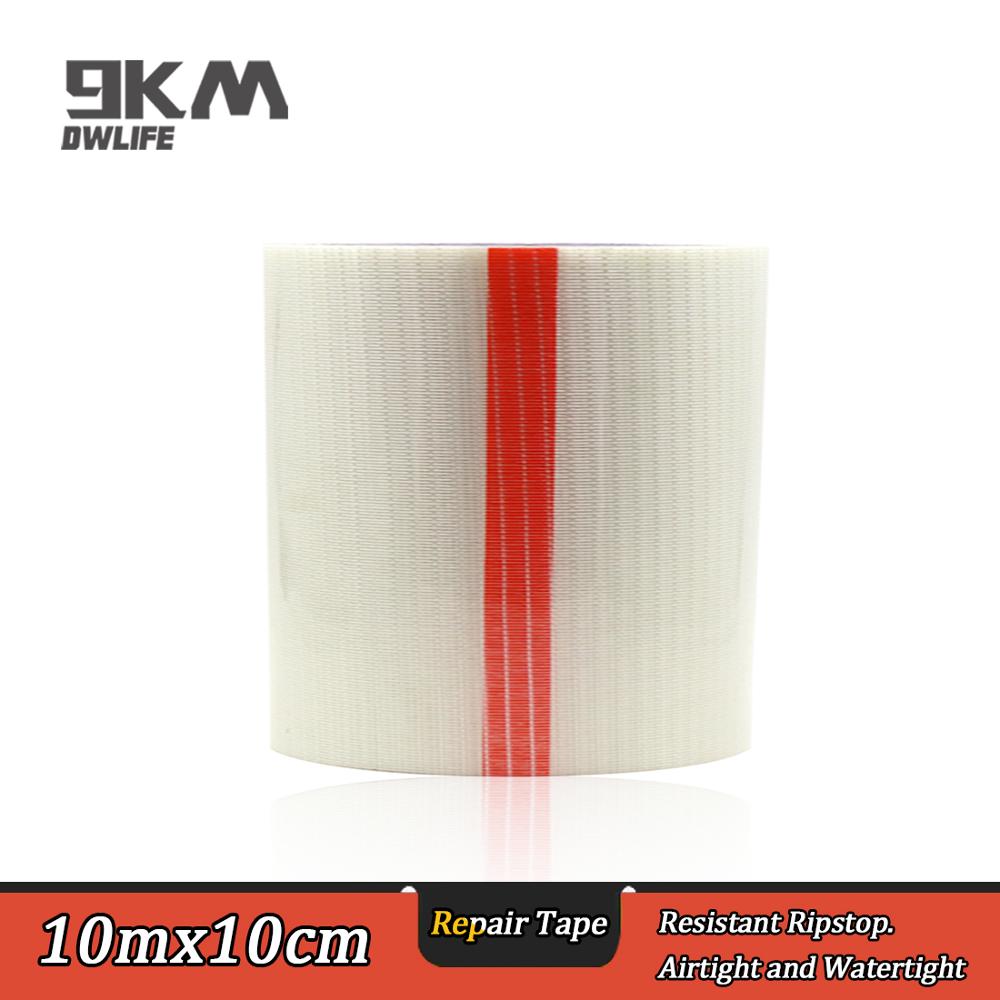 10m x 10cm Ripstop Windsurfen Segel Sailboard Drachen Zelt Segel Reparatur Band Wasserdicht transparent Film Netz Transluzenten Zubehör
