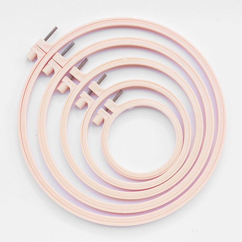 Embroidery Hoop DIY Imitation Bamboo Plastic Embroidery Hoop Accessories Needlecraft Supplies