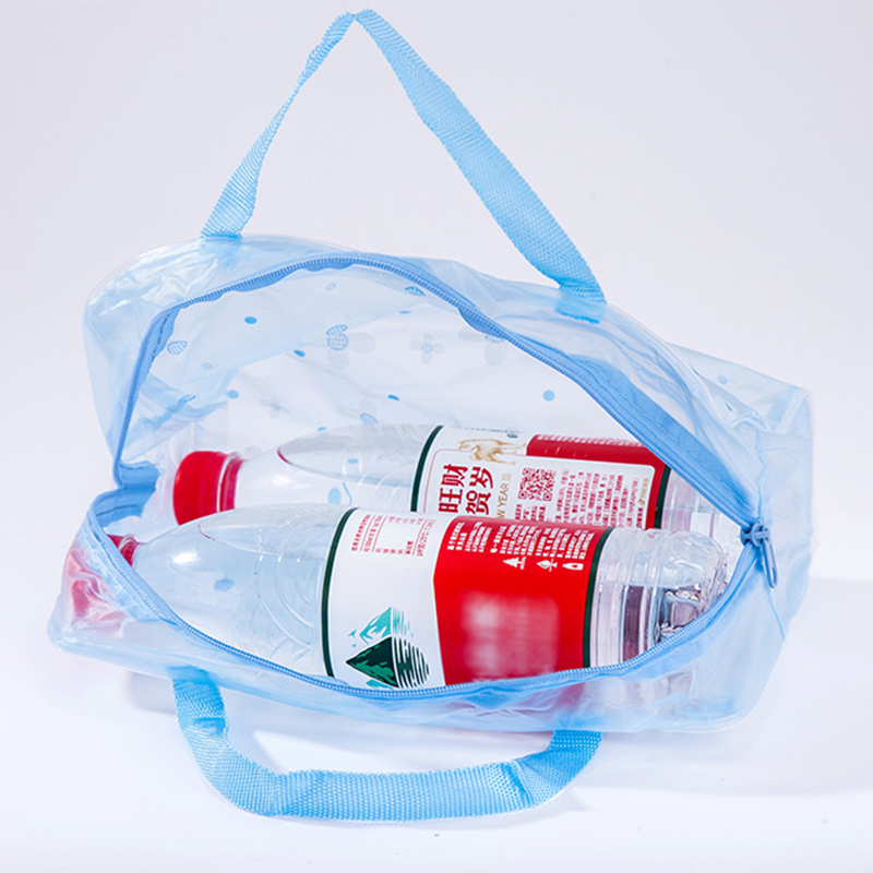 Frauen transparent PVC Kosmetik Tasche Reißverschluss Reise machen-hoch Schönheit Waschen Organizer Toilettenartikel Lagerung Tote Beutel Große Bilden fallen