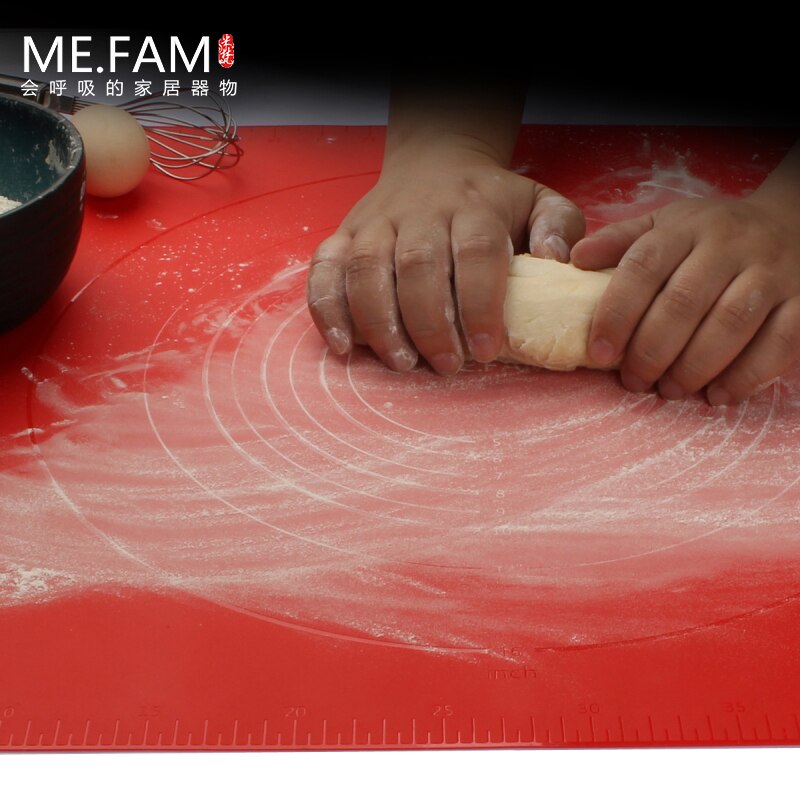 Me. fam Grote Maat 60X50 Cm Rimpelingen Siliconen Bakken Mat Antislip Hittebestendigheid Kneden Deeg Placemat non-stick Gebak Pads