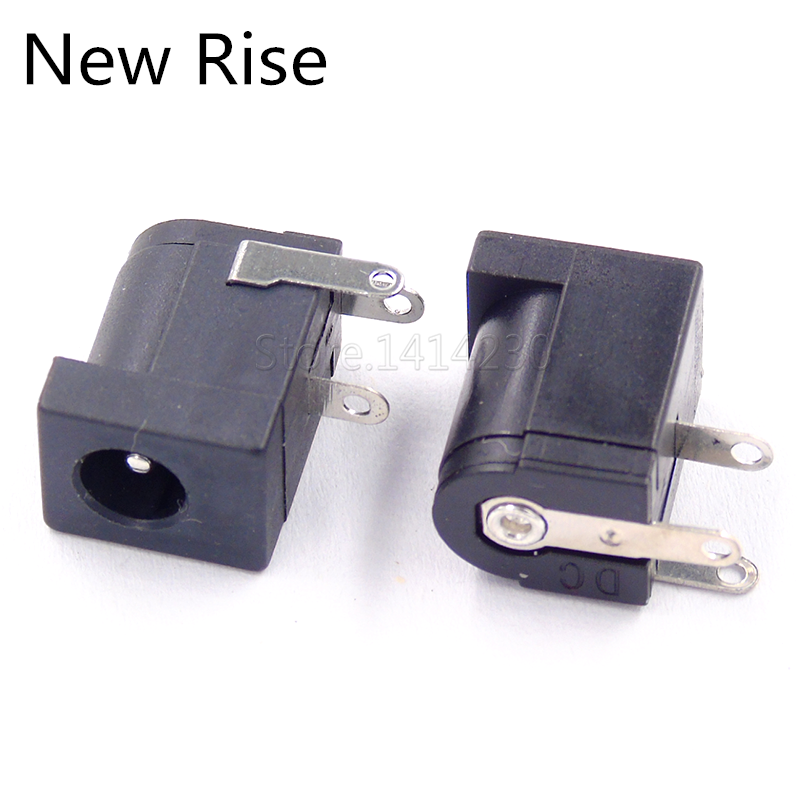 10PCS DC-005 DC Power Jack Socket Connector DC005 5.5x2.5mm 5.5x2.1mm 5.5x1.7mm 4.0 4.8x1.7mm 3.5x1.35mm Plug-in 3Pin