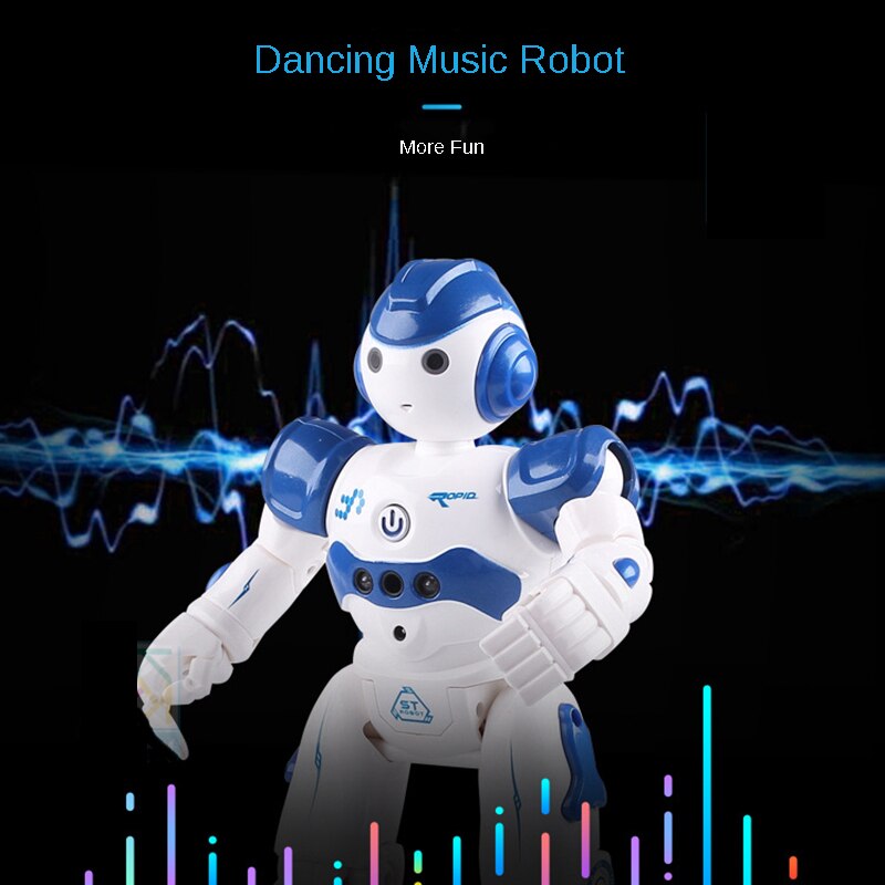 Multifunctional Dancing RC Robot Charging Toy High-tech Artificial Intelligence Luminous Remote Control Boy Kid Toy