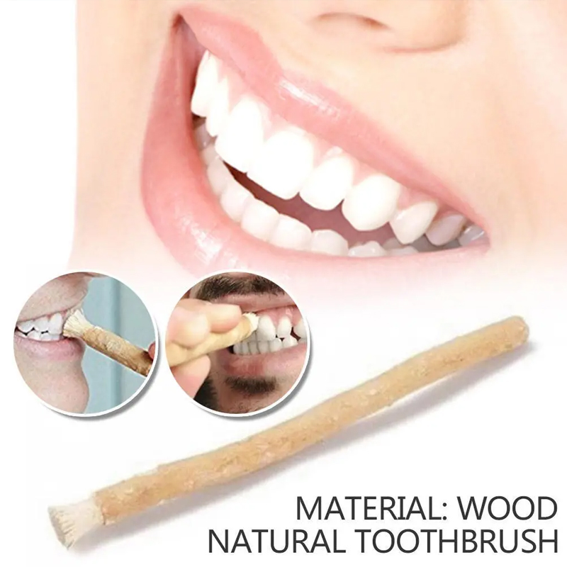 Miswak Sewak bastone Spazzolino da denti per la pulizia dei denti Tradizionale Tutto naturale Misvak Siwak Miswaak Rimozione macchie Viaggio 10 pezzi