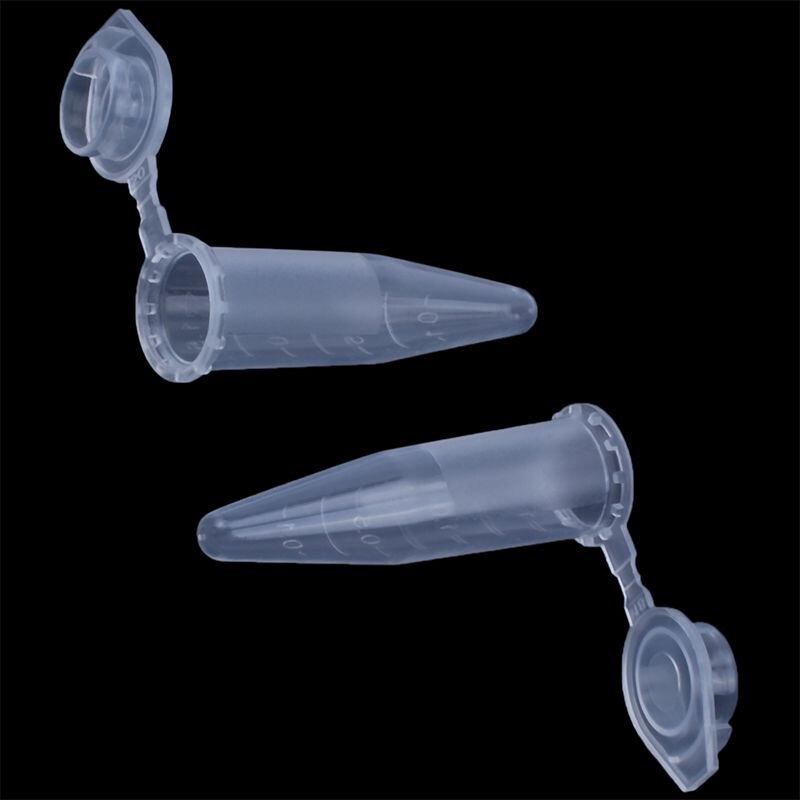 25 stk x plastikrør plastcentrifugerør af laboratoriegennemsigtigt centrifugerør med skala 1.5ml