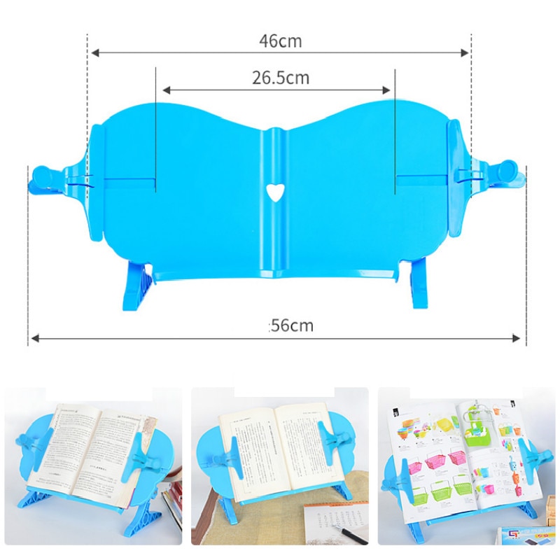 Lezen Boekenplank Kinderen Studenten Multifunctionele Lezen Rack Antimyopia Anti-Bultrug Creatieve Beugel Boek Houder Boekensteunen