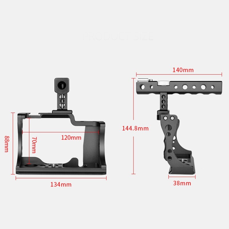 Aluminum Alloy Camera Protection Cage Protective Shell,For Canon M50