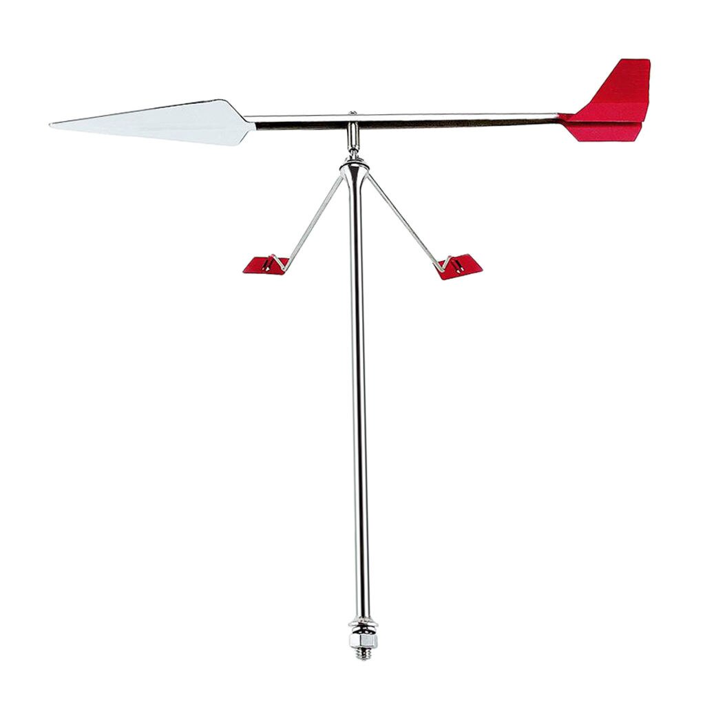 Steel Wind Direction Indicator Meter Instrument for Dinghy Sailboat Marine