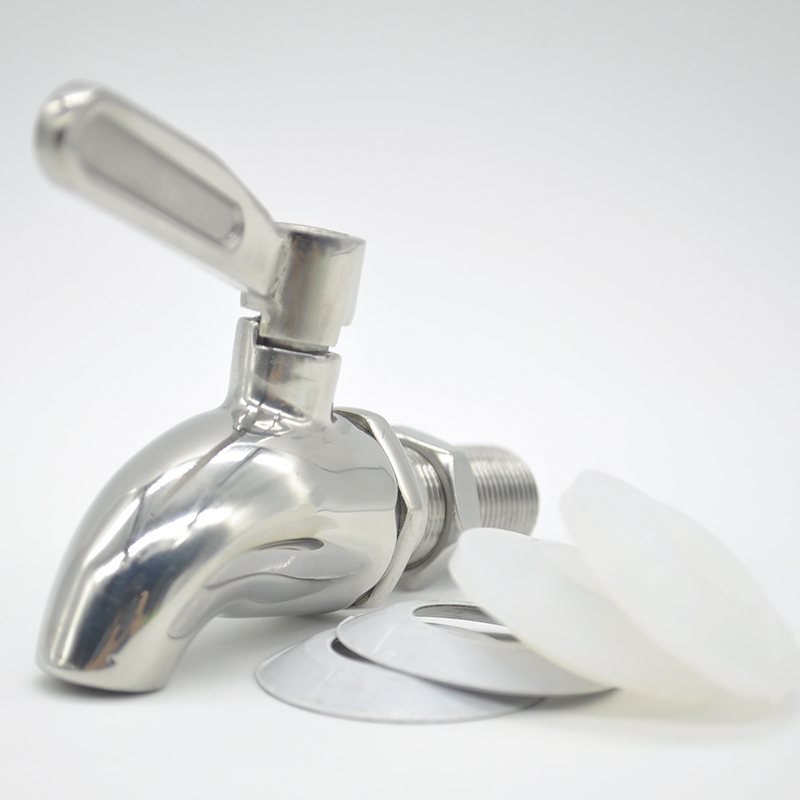 16mm vin fat vatten tapp kran 304 rostfritt stål kran för vin öl ek fat dryck dispenser bar leveranser #