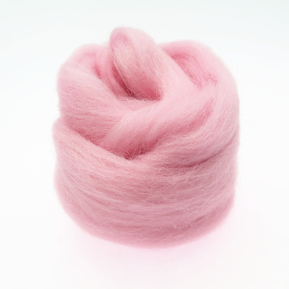 40 Kleuren 5G Merino Vilten Wol Tops Kleurrijke Wol Fibre Diy Naaien Gereedschap Voor Naaldvilten En Nat Vilten spinning