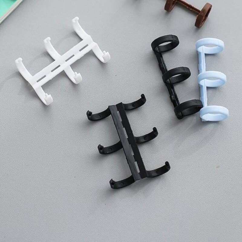 Metal Book Binders Loose Leaf 3 Ring Calendar Circle Binder For Scrapbooking Album Hinged Rings School Binding Paper Clip