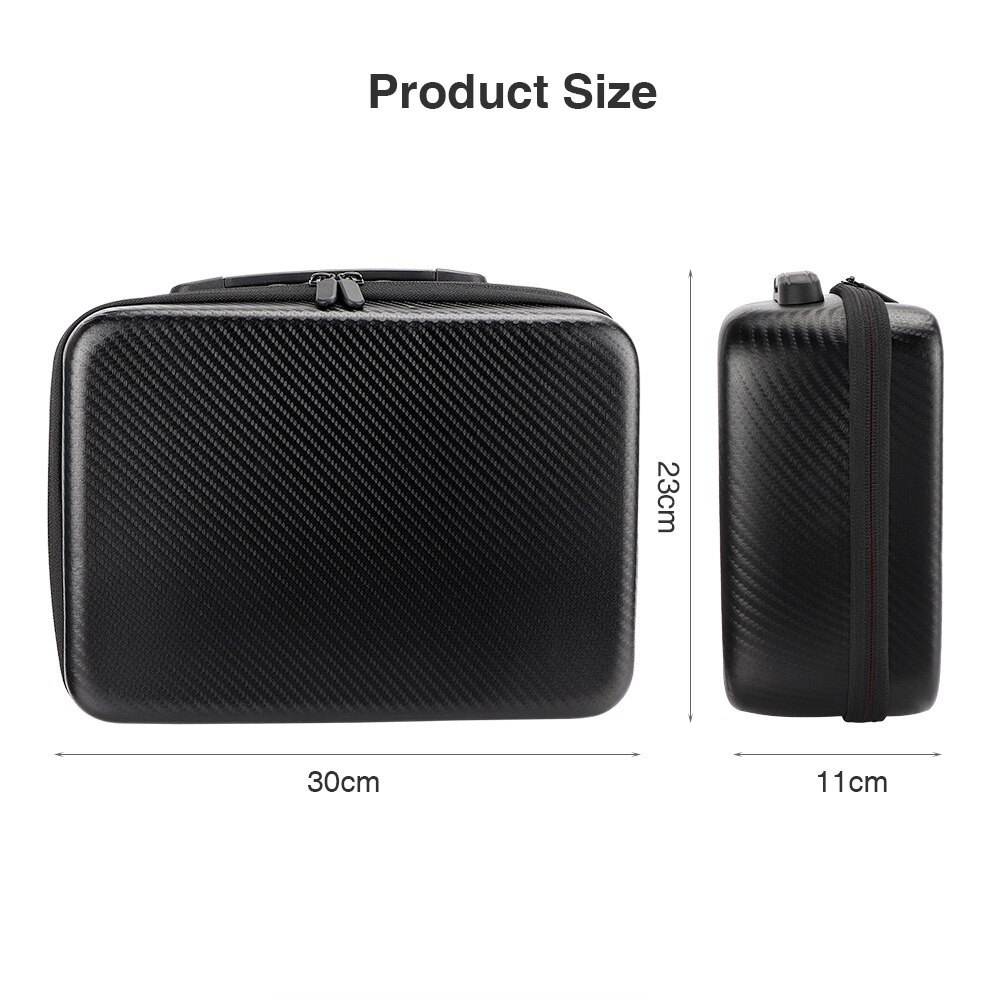 DJI Mavic Air 2 Case Bag PU Leather Water Resistant Portable Carrying Case Handbag Mavic Air 2 Bag Case Drone Accessorie