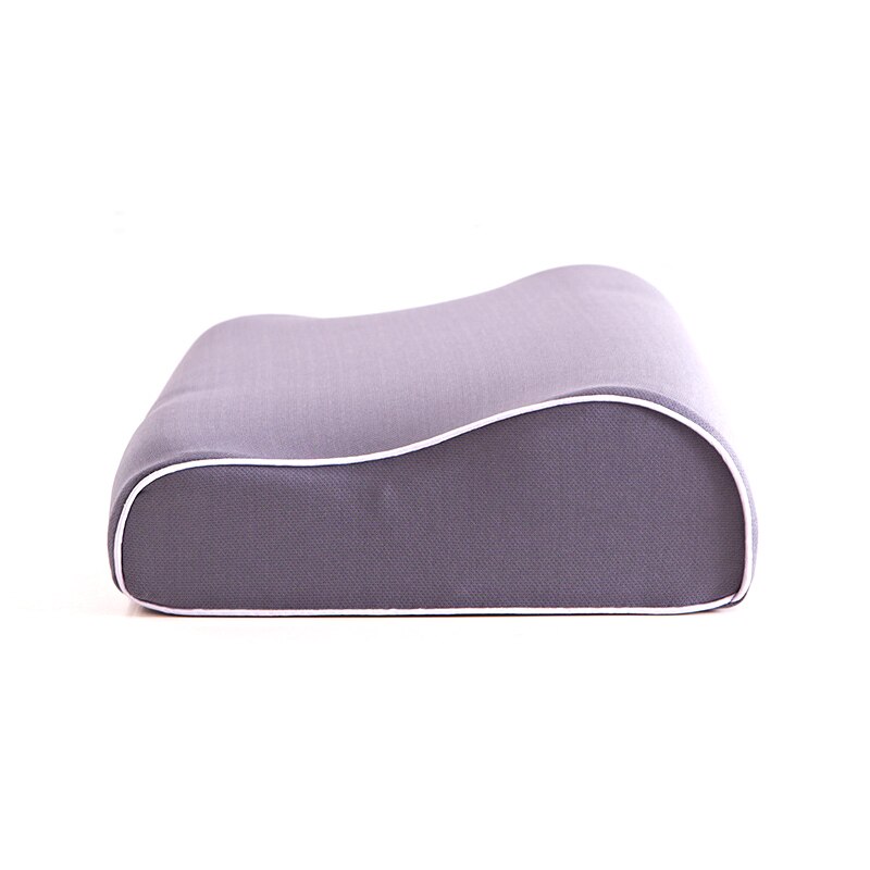 Nano graphene pillow space cotton memory pillow core slow rebound light health care neck pillow rectangular violet memory foam