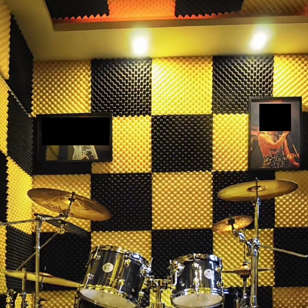 Acoustic Foam Panel Sound Stop Absorption Sponge Studio KTV Soundproof Sales Pet Hair Clothes Fluff Collector Practical