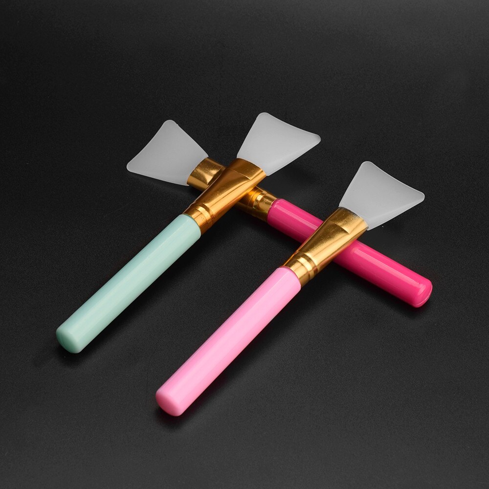 Brocha para maquillaje, 3 uds., cepillo de silicona suave para máscara, aplicación de espátulas para mezclar, herramientas de belleza y cuidado Facial diario