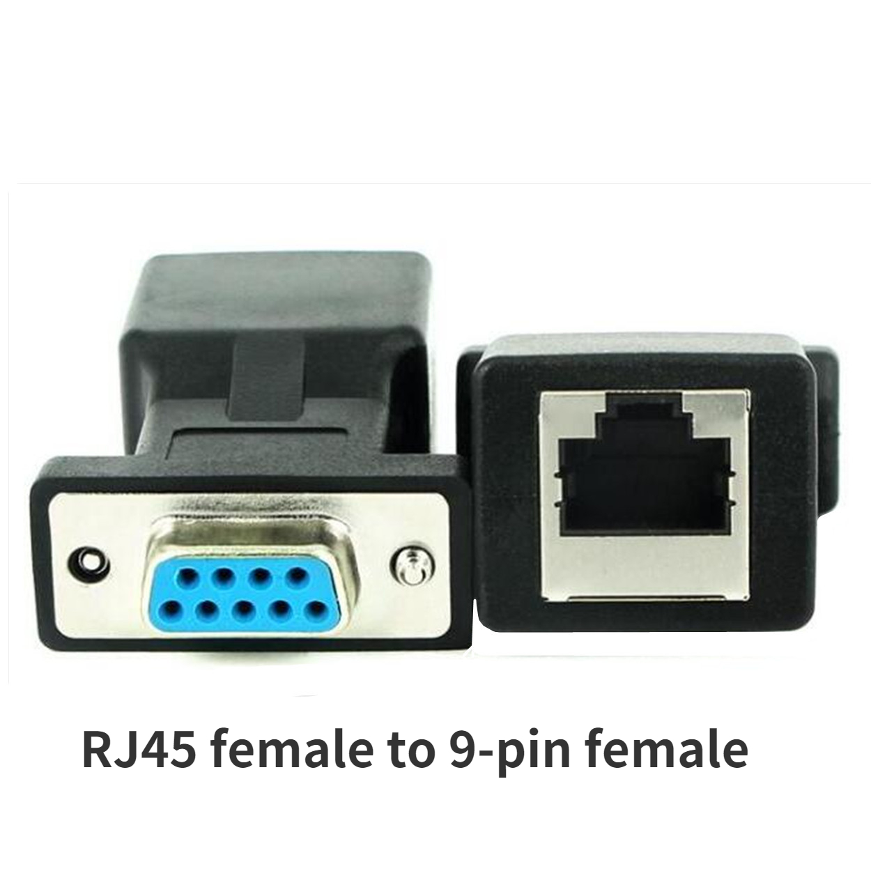 Rj45 naar 9-pins vrouwelijke adapter, rj45 naar db9pin mannelijke db9 vrouwelijke rj45 naar rs232 netwerkpoort naar seriële poort db9 pin: YELLOW