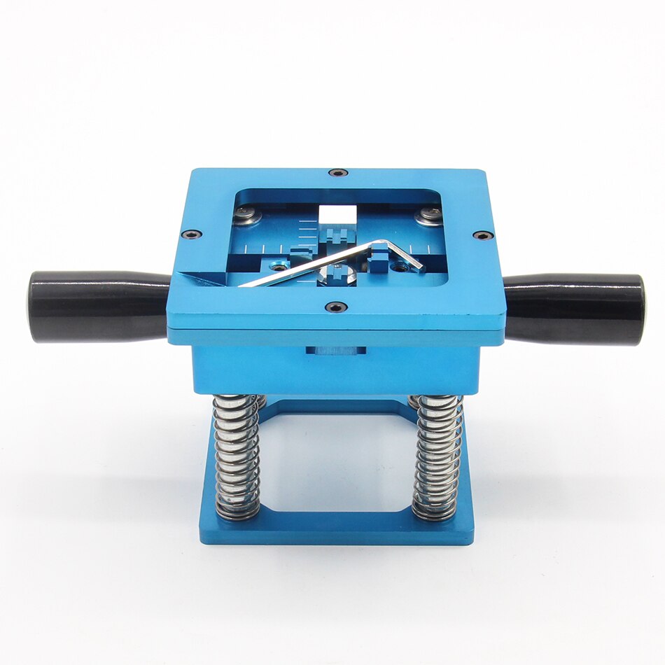 Blue BGA reballing kit 90*90mm BGA reballing station with hand shank 10/PCS BGA Universal Stencil