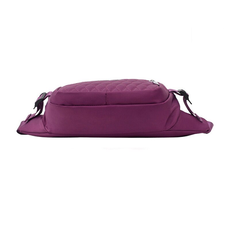 Sac banane à carreaux à la taille pour femmes, sacoche ceinture, sacoche ceinture, en Nylon, pour porte-monnaie Mobile,