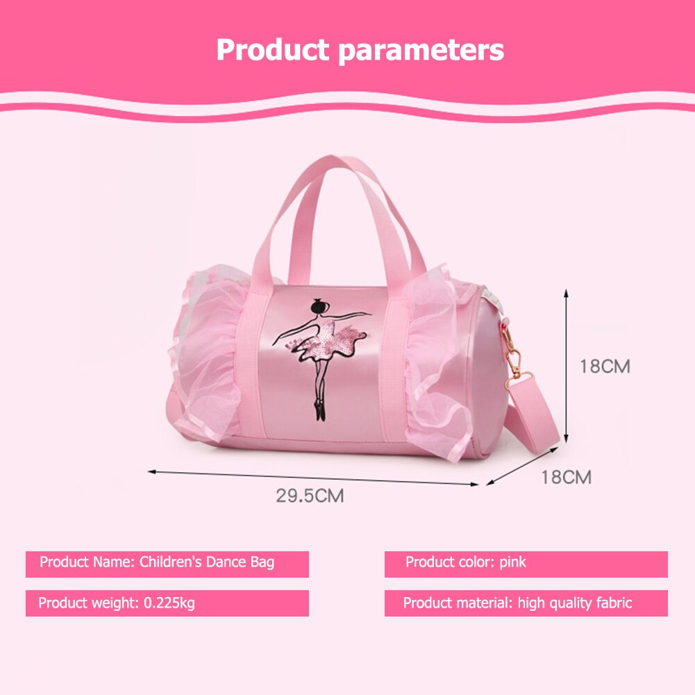 Ballet Dans Zakken Roze Meisjes Sport Dance Kids Rugzak Baby Vaten Pakket Tas Kostuum Kleding Schoenen Jurk Handtas: Default Title