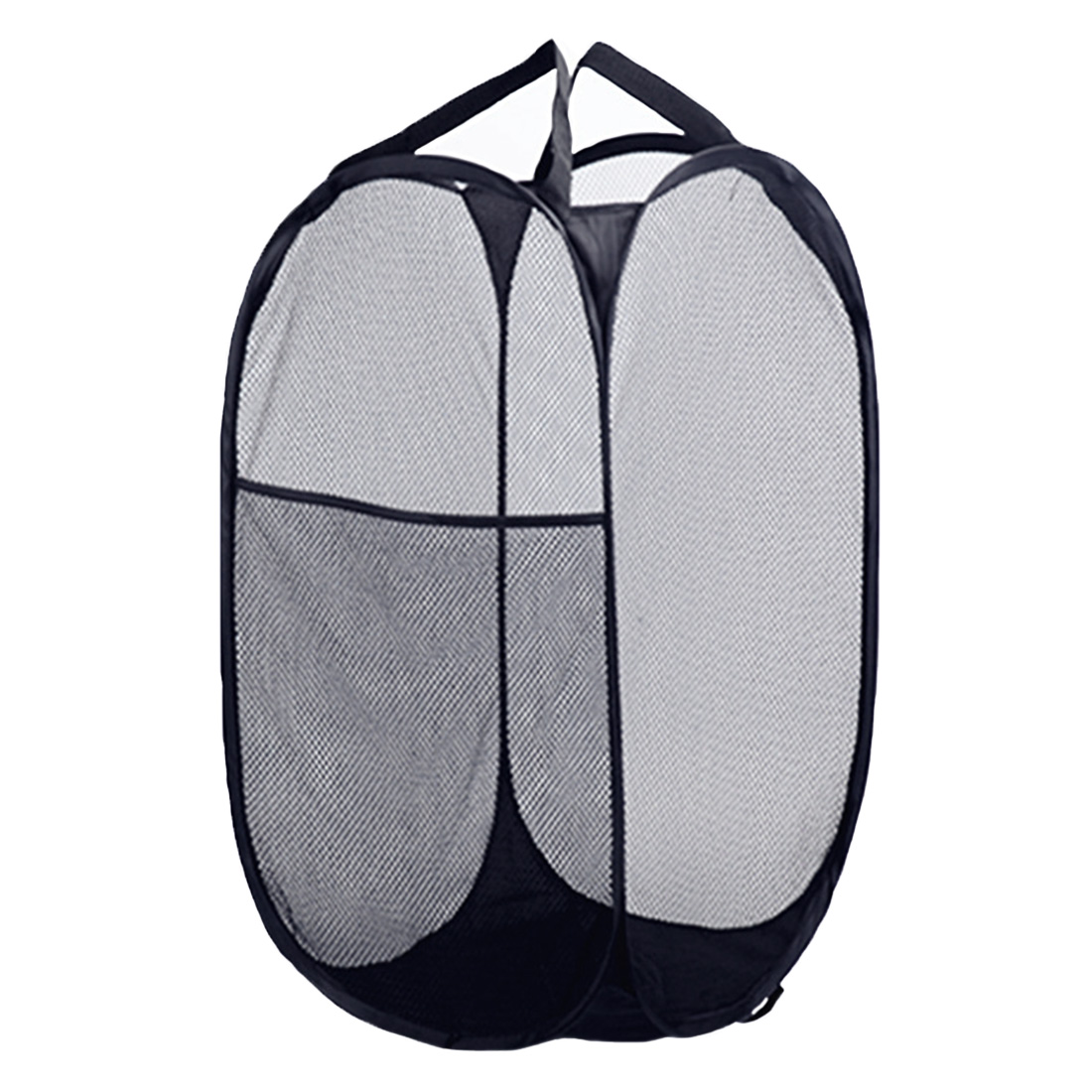 Steel Wire Washing Clothes Hamper Large Capacity Portable Laundry Basket Bin Foldable Organizer Bag Storage Mesh Home