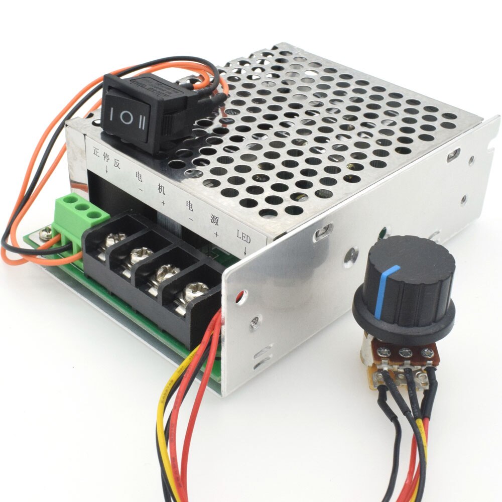 PWM DC motor governor 12v24v36v motor reverse switch forward reverse switch 40A