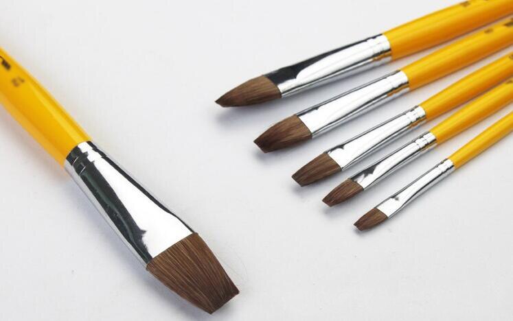 6pcs/lot Sugar Icing Brush Nylon Pen Painting Brush Cake Decorating Tools Pigment Pen Pastry Brushes Baking Tools For Cakes