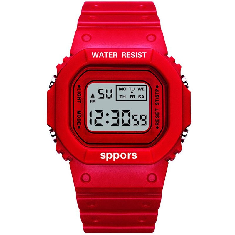 Digitale Kids Horloges Multifunctionele Kinderen Horloges Led Waterdichte Digitale Beweging Leisure Gecontracteerd Mode: 6