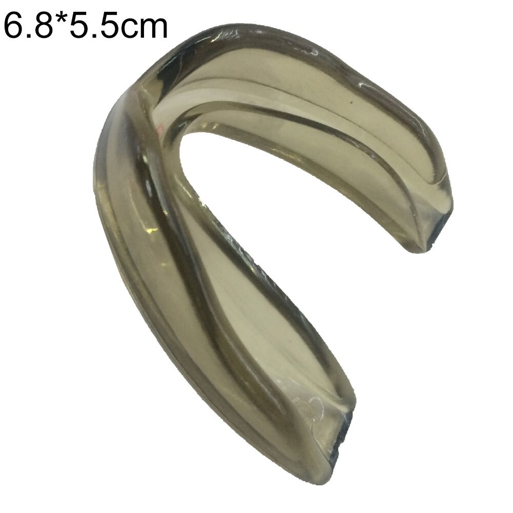 Taekwondo karate mma muay thai boksen sport bitje gebitsbeschermer: Zwart l