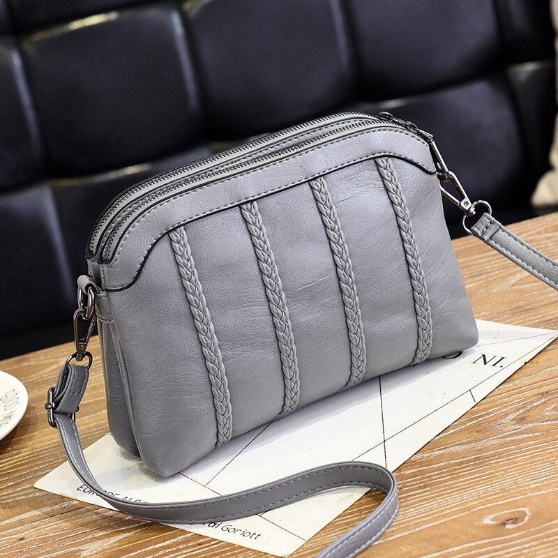 Frauen Schulter Taschen Neue Kleine Taschen Koreanische frauen Messenger Taschen frauen Taschen Shell Taschen: Vertical gray