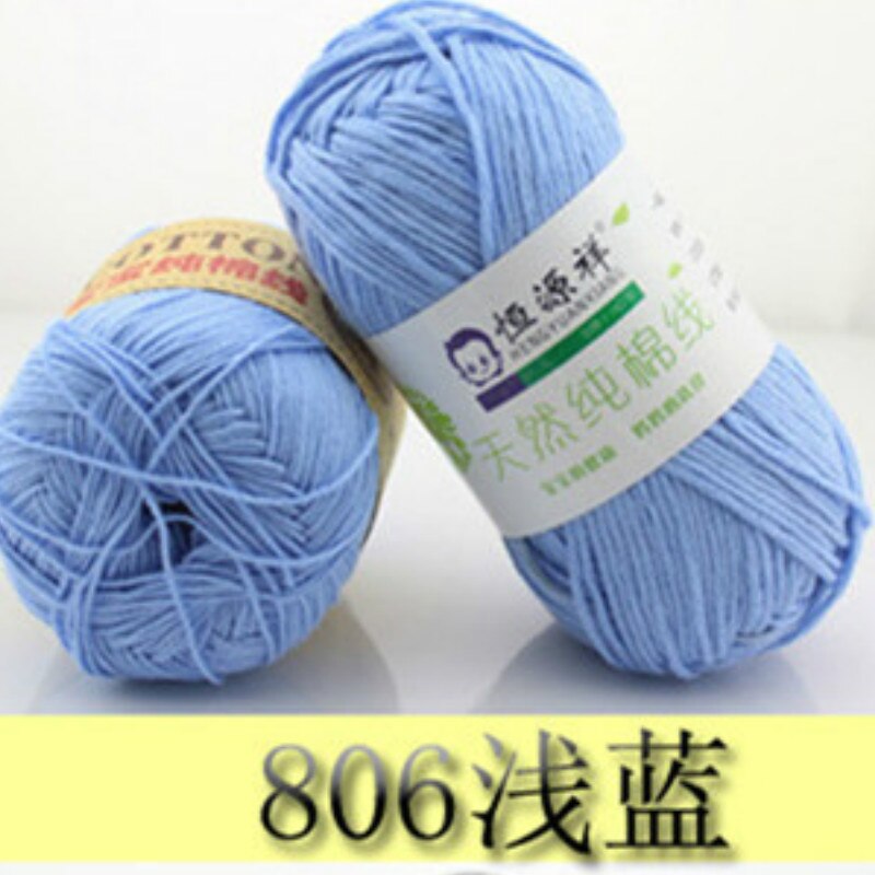 Glatte 100% Baumwolle Weiche Natürliche Doppel Strickwolle Garn Baby wolle garn: 10