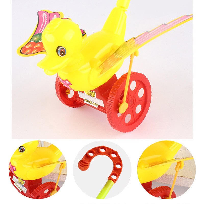 Carrito de juguete con dibujos animados para bebé, juguete de Animal para saltar
