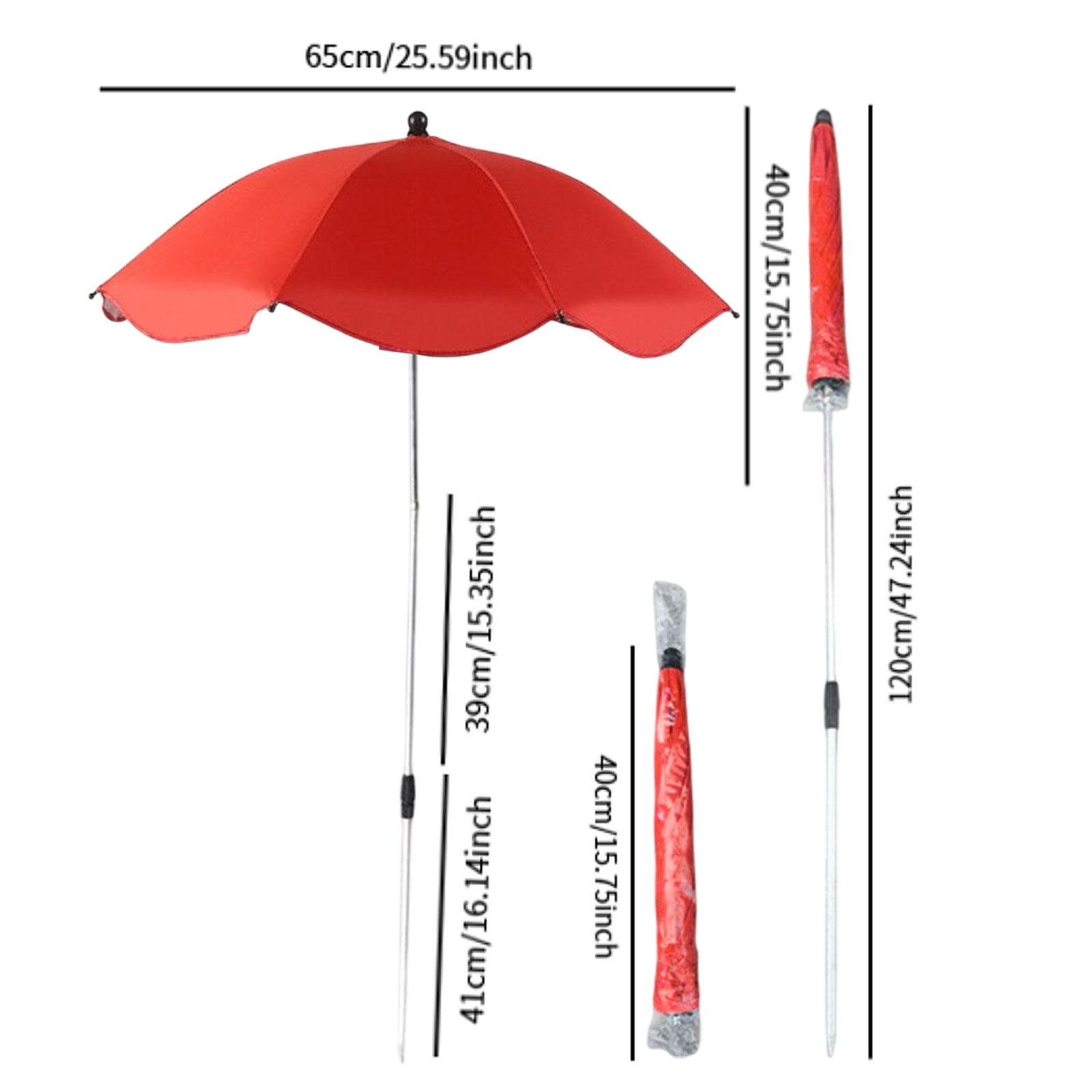 Outdoor Plant Umbrella Shade Cover Adjustable Height Canopy Telescopic for Garden Lawn Patio Flowers Potted Yard Reusable Decor: Blue