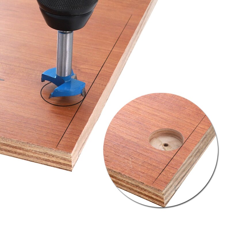 Wood Jig 35Mm Hinge Jig Hole Saw for Furniture Door Cabinet Hinge Installation Pocket Hole Jig Tool for Carpentry