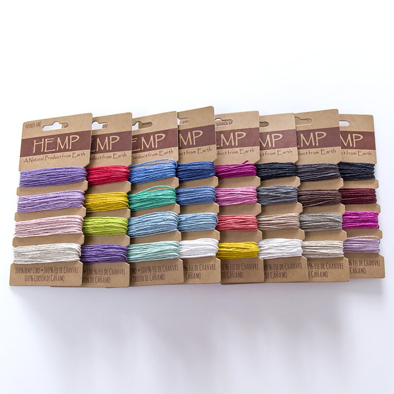 Corda di canapa colorata corda cerata filo spago filo filo regalo fai da te imballaggio gioielli braccialetto fare mestiere decorazione della festa nuziale