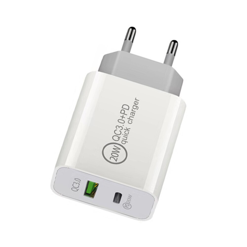 Cargador tipo C de 20W para iPhone 12 Pro Max, carga rápida 3,0, QC PD, 20W, USB-C, pared de viaje para iPhone 12