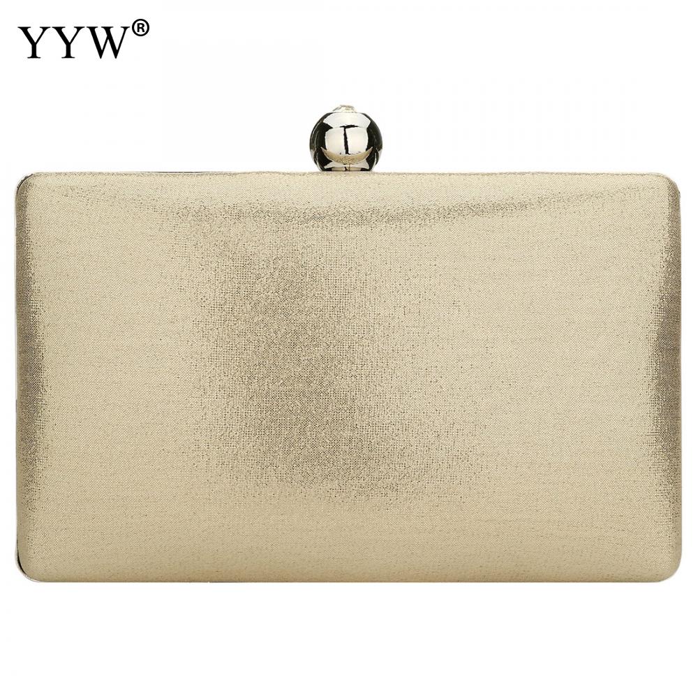 Gold Evening Clutch Crossbody Messenger Bags Box Handbags Party Luxury Clutches And Purse Wedding