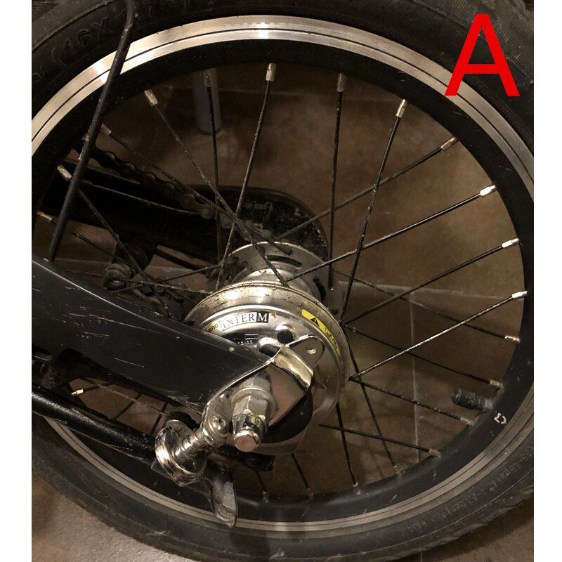 QICYCLE EF1 Electric vehicle rear wheel original loading spokes preload steel wire