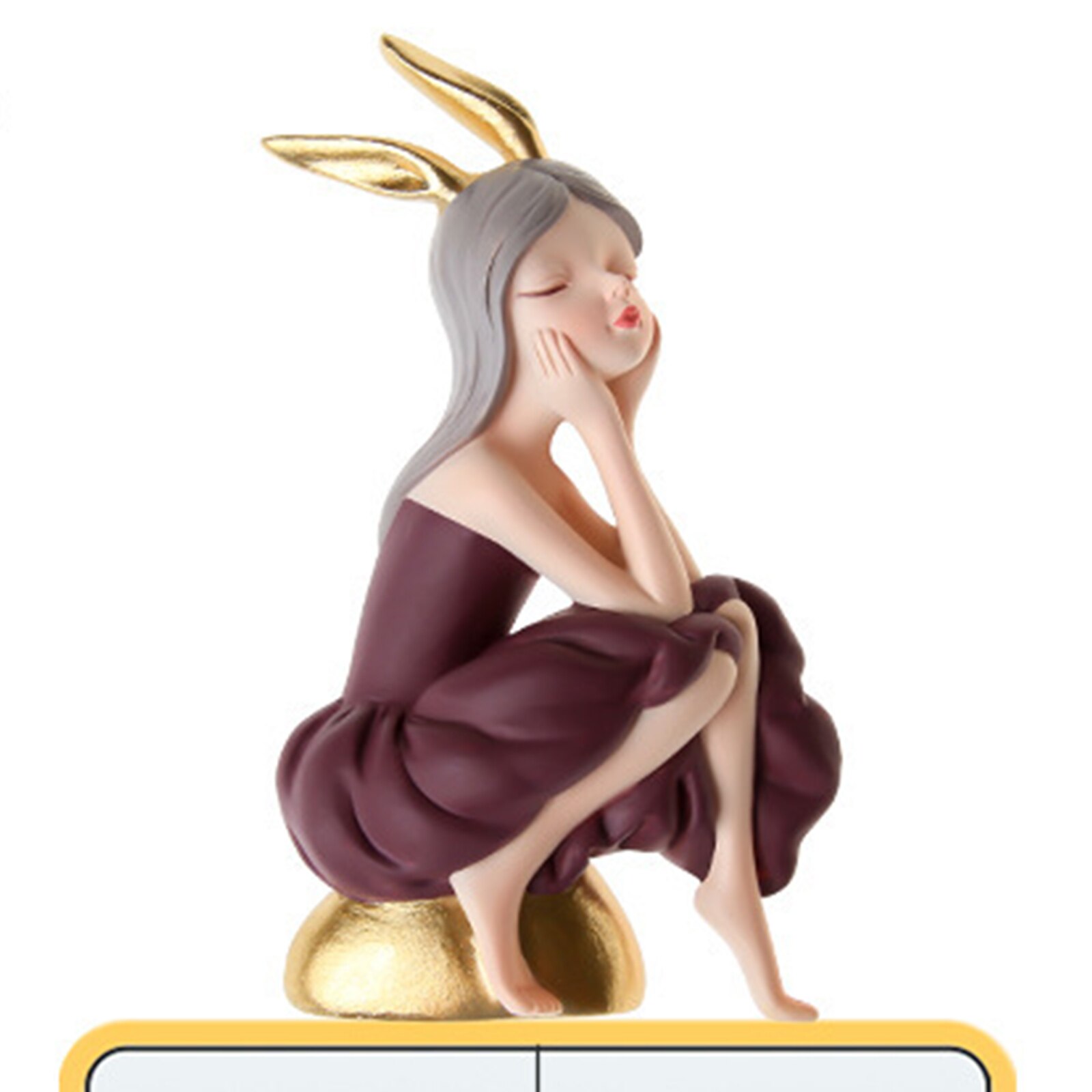 Socket Switch Stickers Decorative 3D Stereo Cartoon Girl Resin Home Decoration Modern Wall Switch Protection Accessories: B