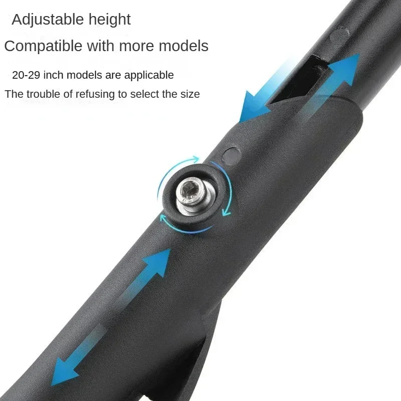 Fiets Standaard Aluminium Fiets Parkeerrek Ondersteuning Verstelbare Eenvoudige Installatie Voor Mtb/Sneeuw/Vouwfiets