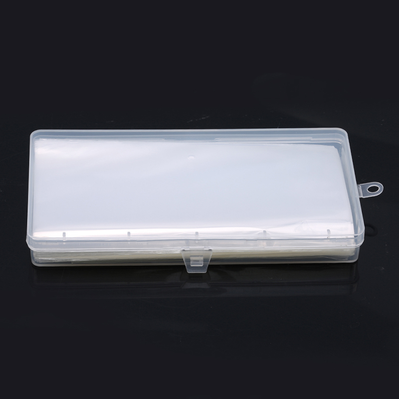 100 pz/set Copertura IN PVC per Banconote di Contanti di Carta Con Scatola Porta Banconote in PVC Trasparente Album di Monete Portamonete: Default Title
