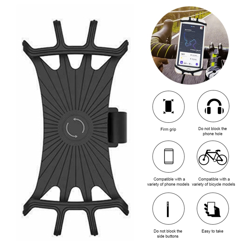 Cykel mobiltelefonholder motorcykel cykelstyr stativbeslag cykelholder telefonholder til iphone xiaomi gps-enhed