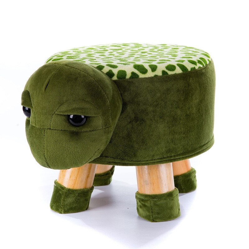 Cartoon Dier Kruk Massief Houten Kinderen Salontafel Kruk Thuis Kleine Sofa Kruk Afneembaar En Wasbaar WF6051005: 11