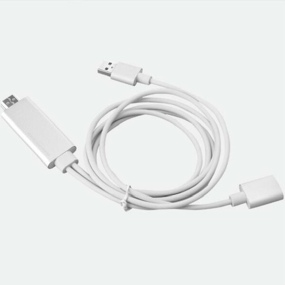 HDMI out Plug and Play HD Mirroring Cable Adapter USB 1080P Miracast Air Mirror Airplay for i Phone/ iPad Pro/Samsung