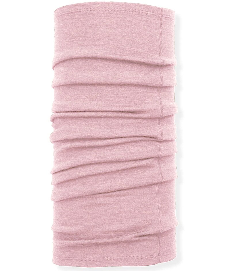 Halsbeenkap Merino Wol Ski Sjaal Mannen Vrouwen Bandana Merino Lichtgewicht Sjaal Wol Gezicht Masker Hoofdband Warm Ring Wrap cover: Pink