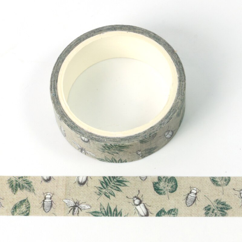 1PCS Decor Cute Washi Tape Animal Set Dog Cat pig fox sloth woodpecker DIY Planner Masking Tapes School Office Supply: E2