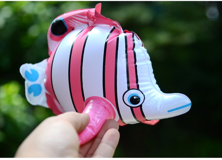 2pcs Seafood Inflatable Sea Animals Tropical Fish Adornment Animal Toys Bath Water Colorful Pvc The Kindergarten Toy Child