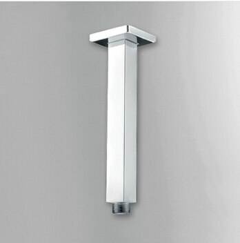 Kit de Brazo de ducha de cobre cuadrado de 30CM para alcachofa de ducha Barra de ducha cromada montada en la pared en el baño