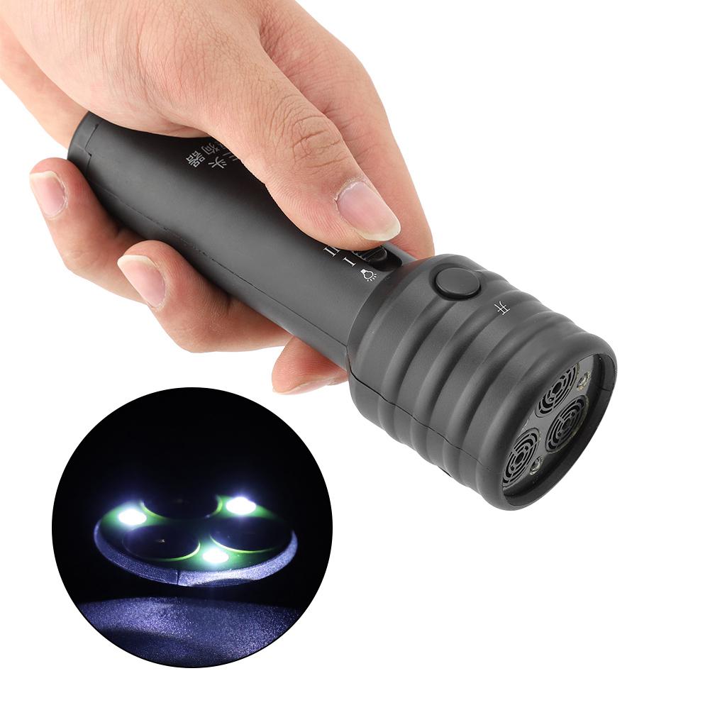 Ultrasone Hond Chaser Stop Agressieve Dier Aanvallen Repeller Led Zaklamp Outdoor Benodigdheden