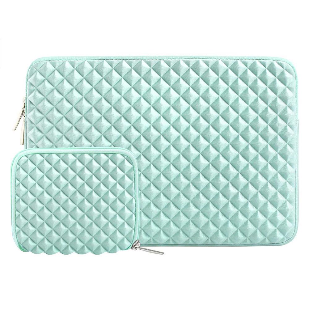 MOSISO Laptop Sleeve 13-13.3 inch for MacBook Air Pro Retina - Waterproof Neoprene Notebook Bag: Mint Green / 13-13.3 inch