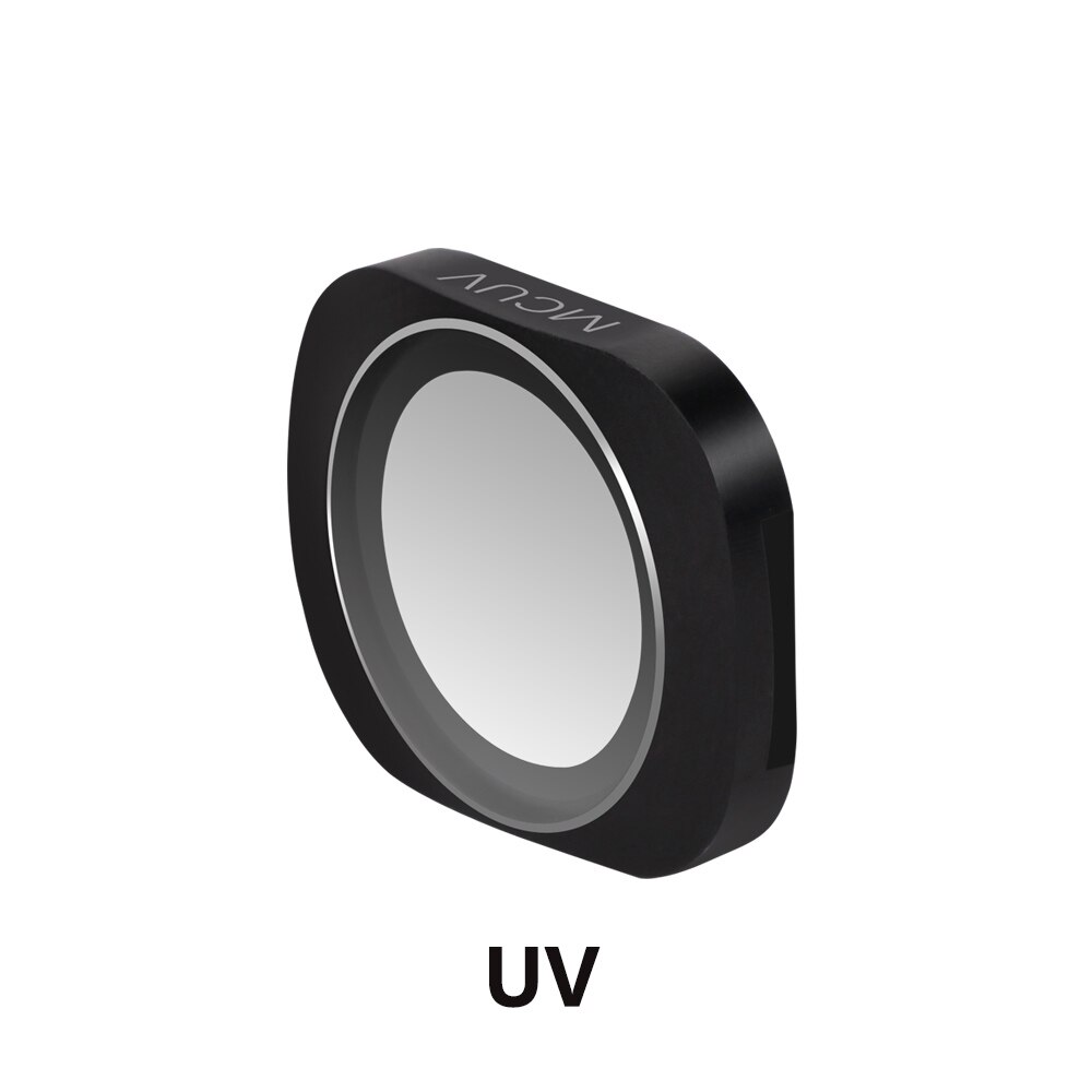 Akcesoria kieszonkowe DJI OSMO MCUV CPL ND4 ND8 ND16 ND 32 ND 64 filtr obiektywu kamery dla DJI OSMO kieszonkowa kamera kardanowa: Black
