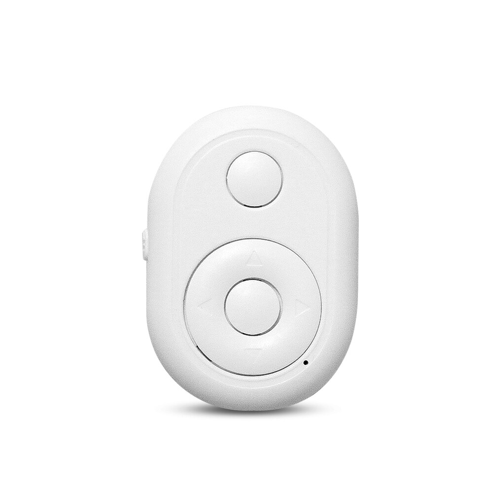 Drahtlose Bluetooth Telefon Auslöser Fernbedienung Kamera Auslöser Für Selfie Kamera Regler Geschmack Für IPhone Android: Weiß